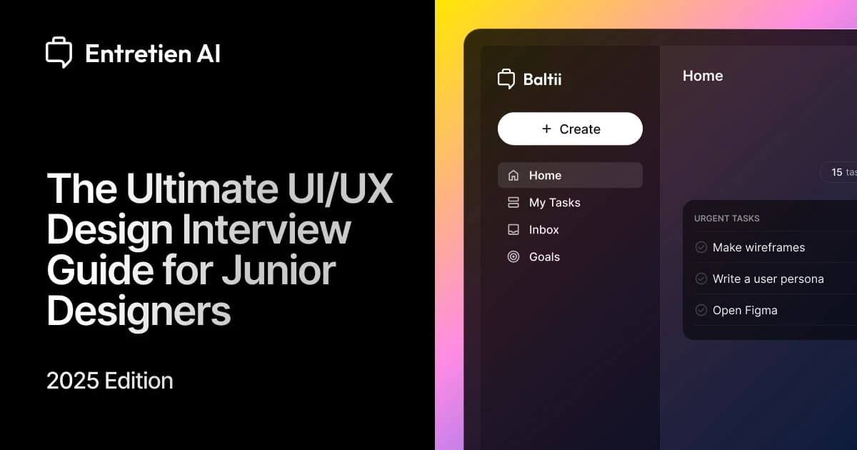 The Ultimate UI/UX Design Interview Guide for Junior Designers [2025 Edition]