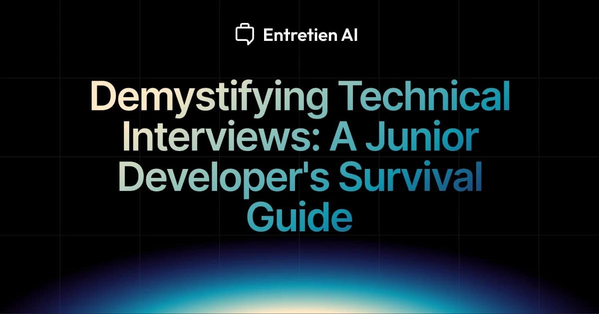 Demystifying Technical Interviews: A Junior Developer's Survival Guide