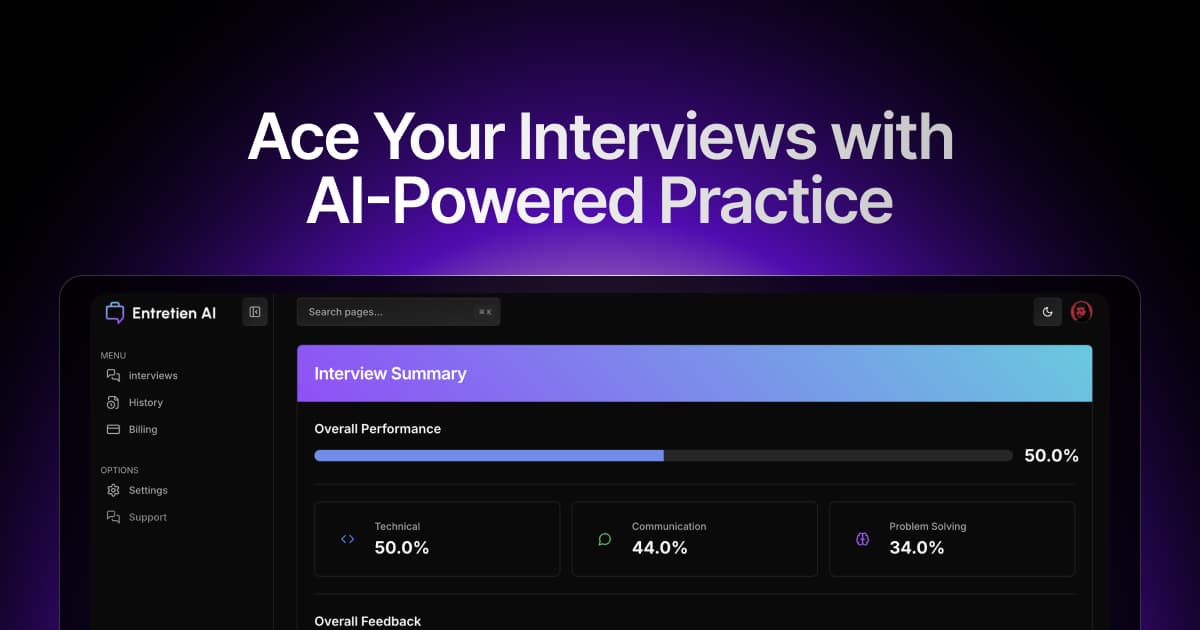 We're Live! Introducing entretien-ai.com - Land Your Dream Job With Our Interview Practice